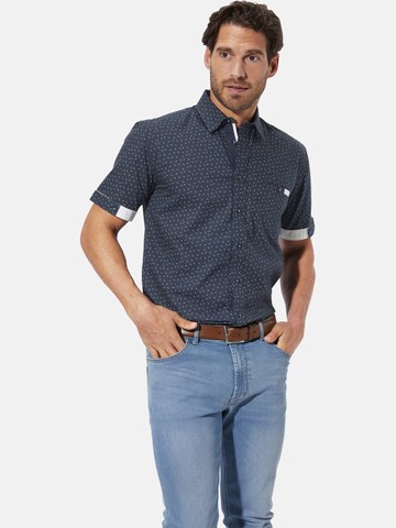 BABISTA Regular fit Button Up Shirt ' Fieron ' in Blue