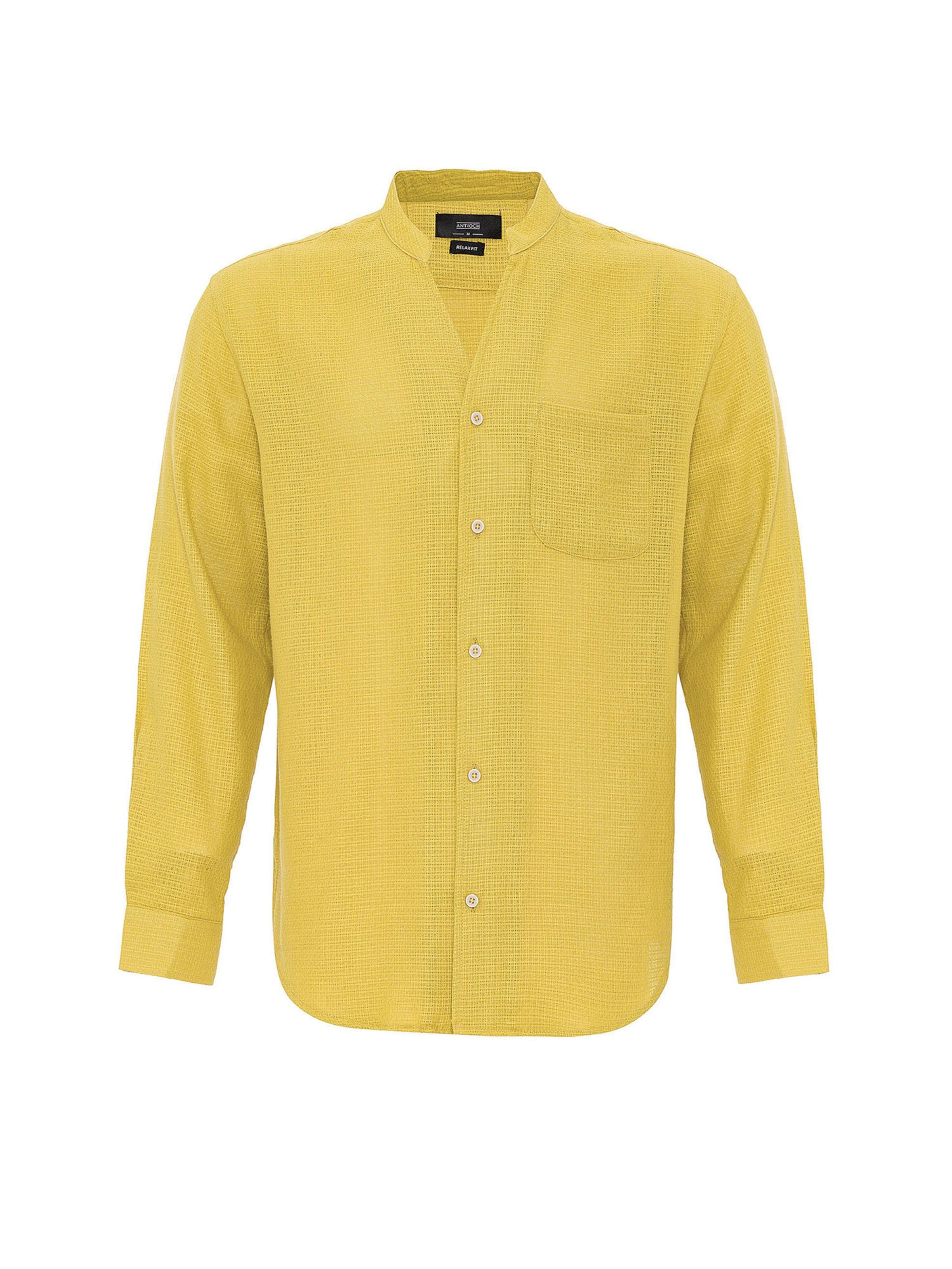 Antioch Regular Fit Hemd in Gelb: Vorderseite