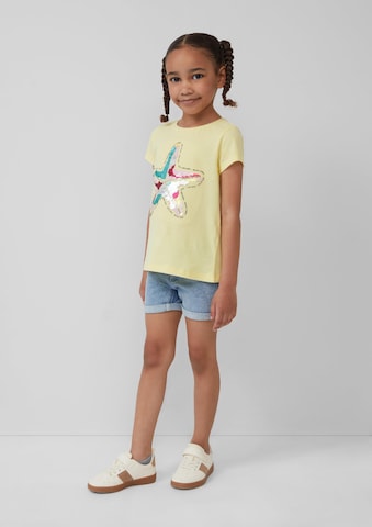 T-Shirt s.Oliver en jaune