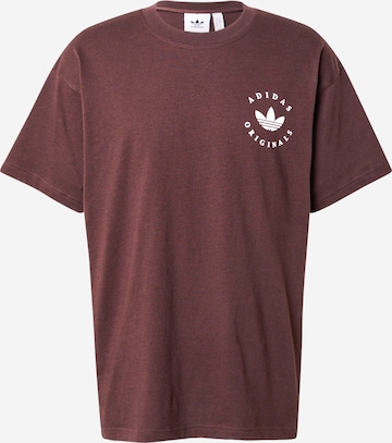 ADIDAS ORIGINALS Футболка в Коричневый: спереди