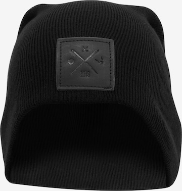 Manufaktur13 Beanie 'Slouch' in Black: front