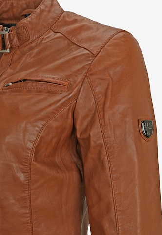 H.I.S Lederjacke in Braun