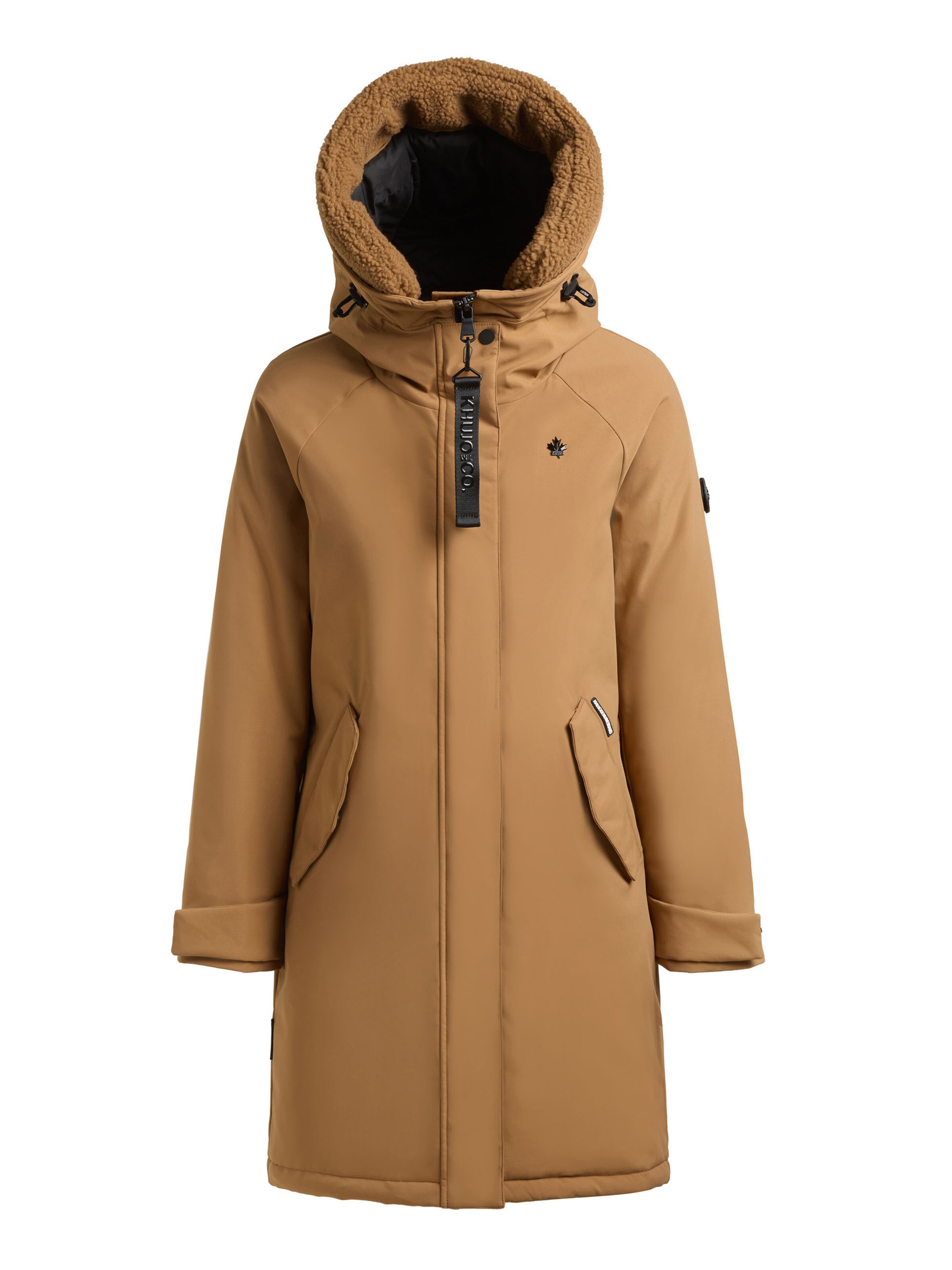 khujo Mantel 'Semie4' in XS in ocker, Produktansicht
