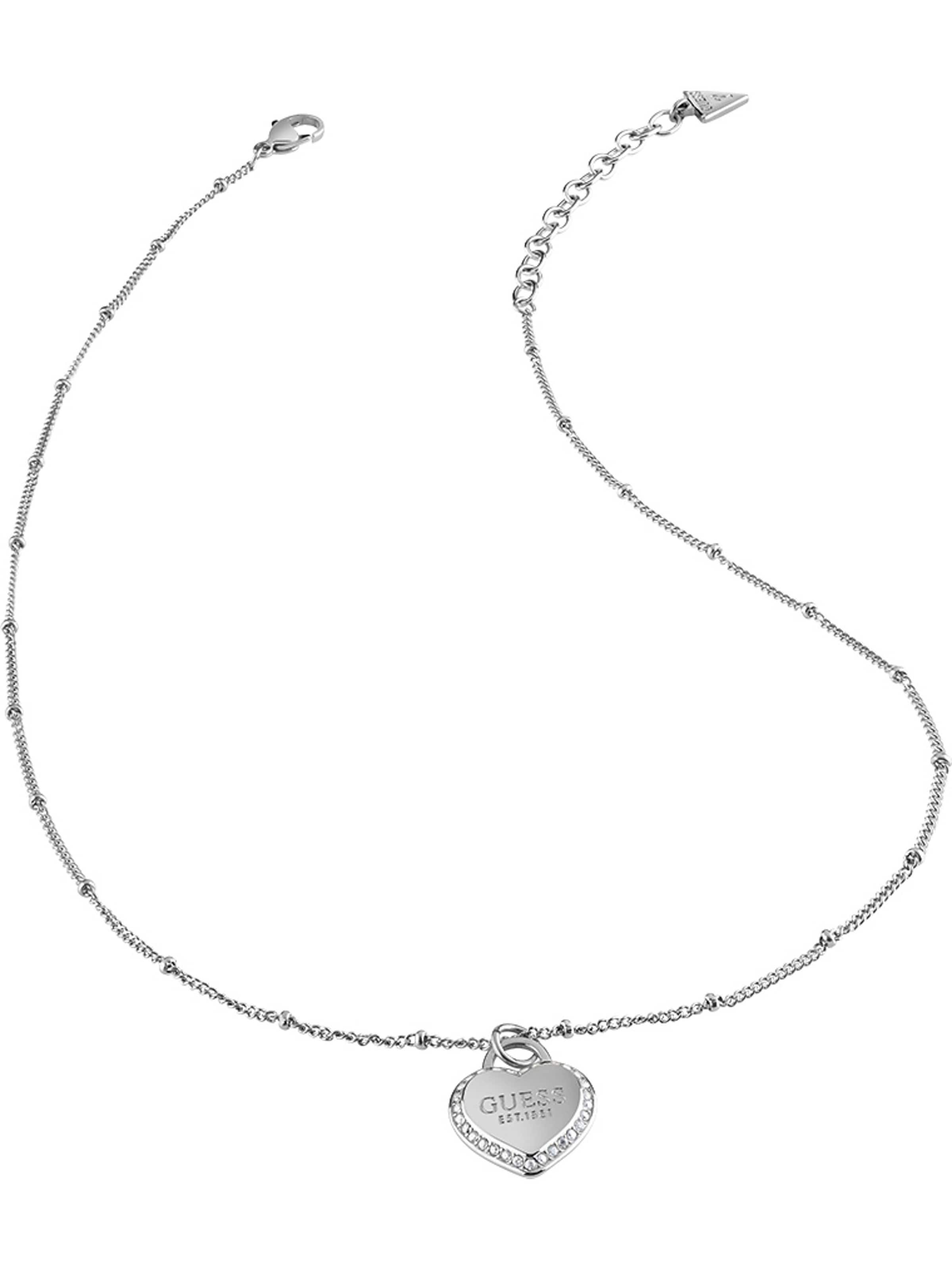 Collana di GUESS in argento: frontale