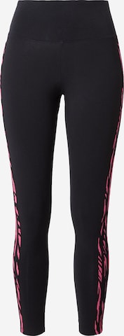 ADIDAS ORIGINALS Leggings '3-Stripes Zebra Animal Infill' in Schwarz: predná strana