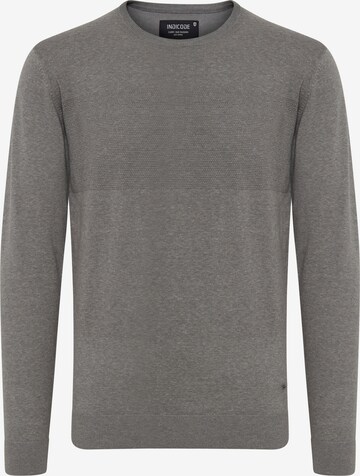 INDICODE JEANS Sweater 'ERNESTO' in Grey: front