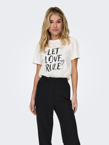 ONLY Shirt 'MARIE' in White: front