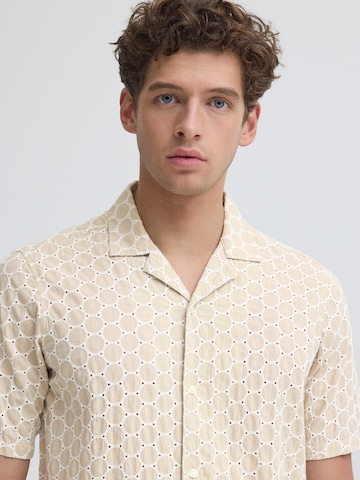 Casual Friday Regular fit Button Up Shirt 'CFSAMWELL' in Beige