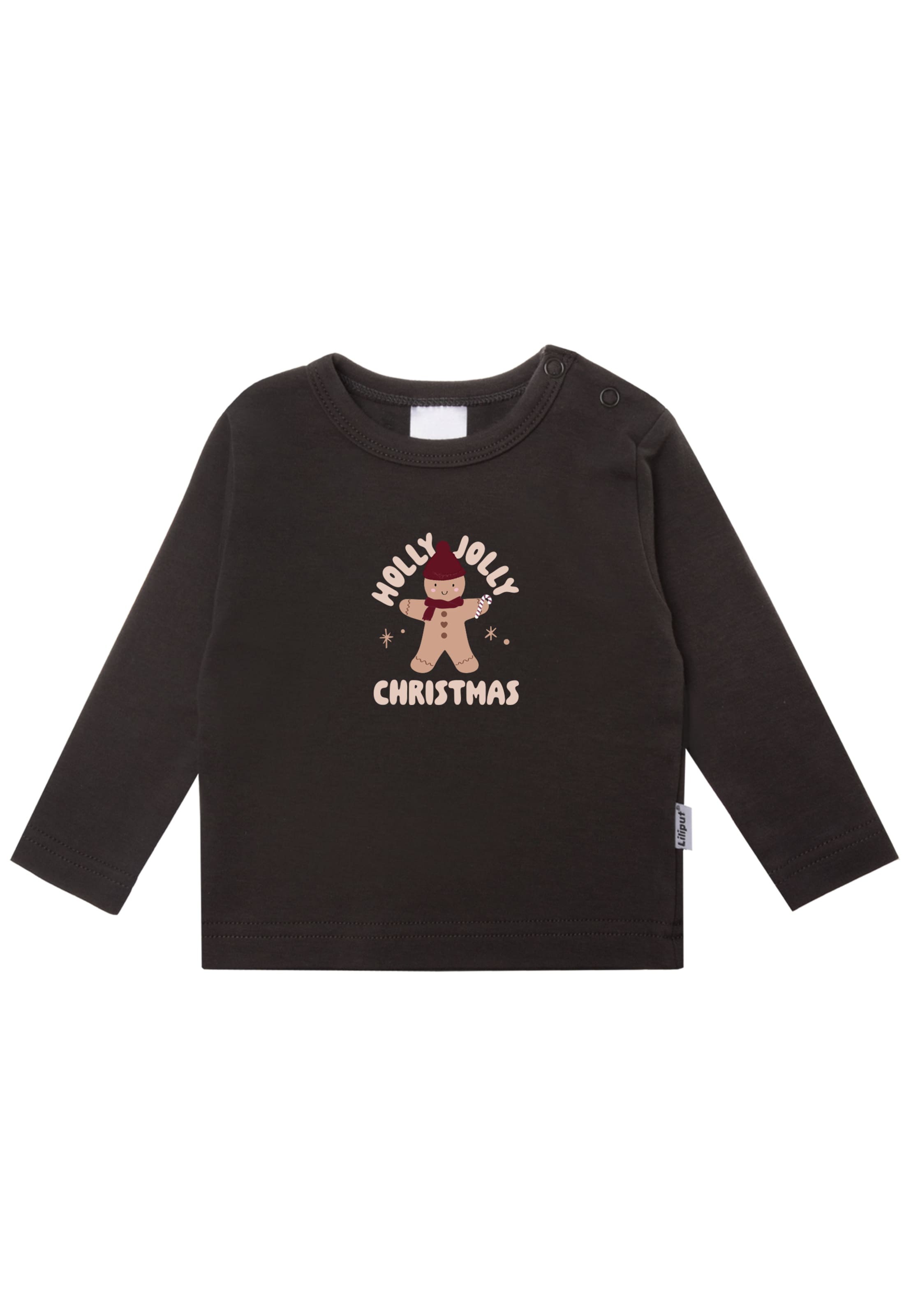 LILIPUT Shirt 'Holly Jolly' in Grey: front