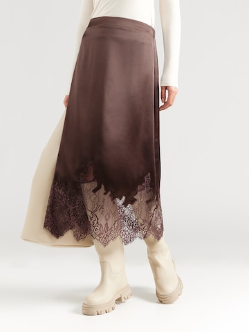 VERO MODA - Falda 'VMSALLY' en marrón: frente