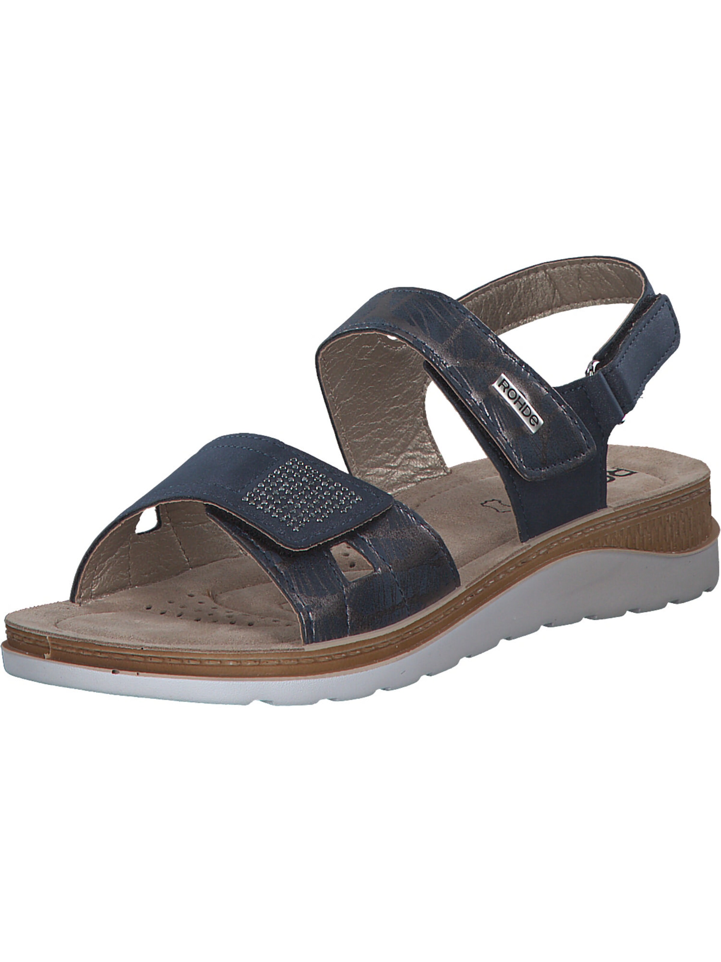 ROHDE Sandale in Blau: Vorderseite