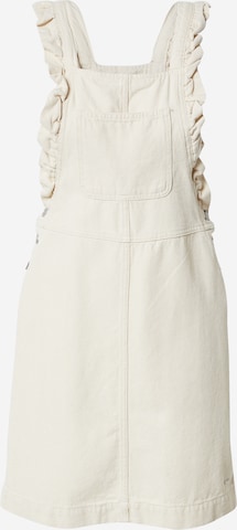 TOM TAILOR DENIM Overall Skirt in White: front