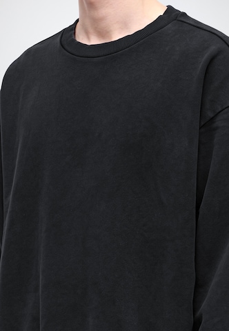 Felpa di WEEKDAY in nero: frontale