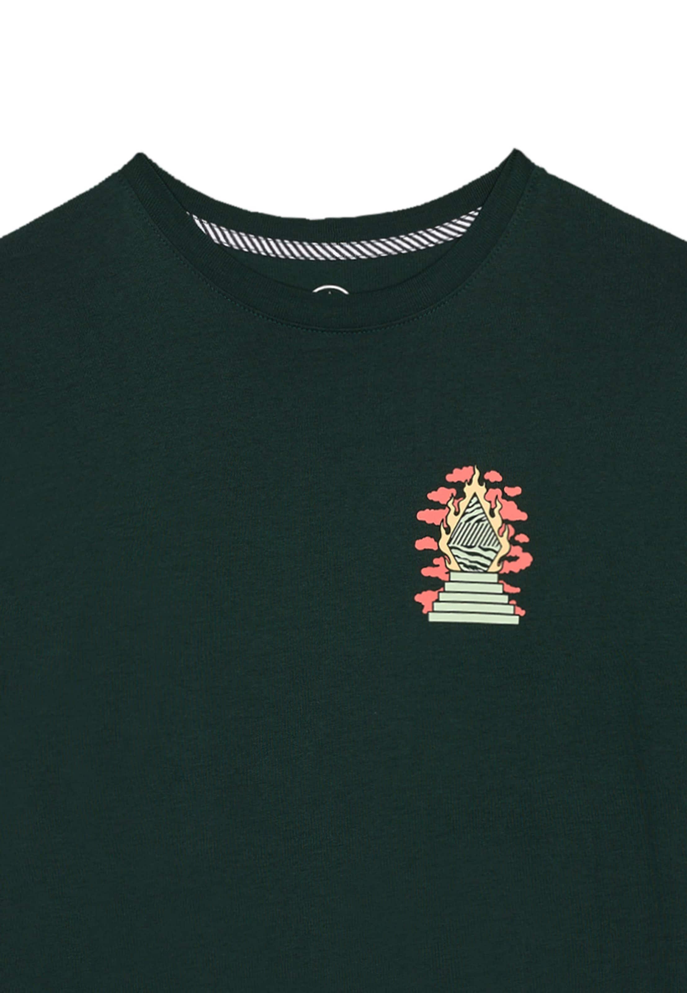 T-Shirt 'Altarium' Volcom en vert