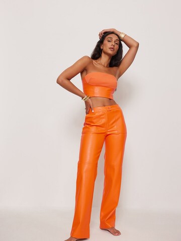 NA-KD Regular Hose in Orange