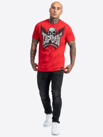 Tapout - Camisa 'Creston' em vermelho