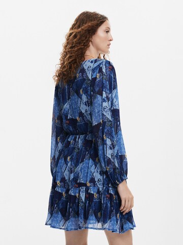 Desigual Jurk 'Arty' in Blauw