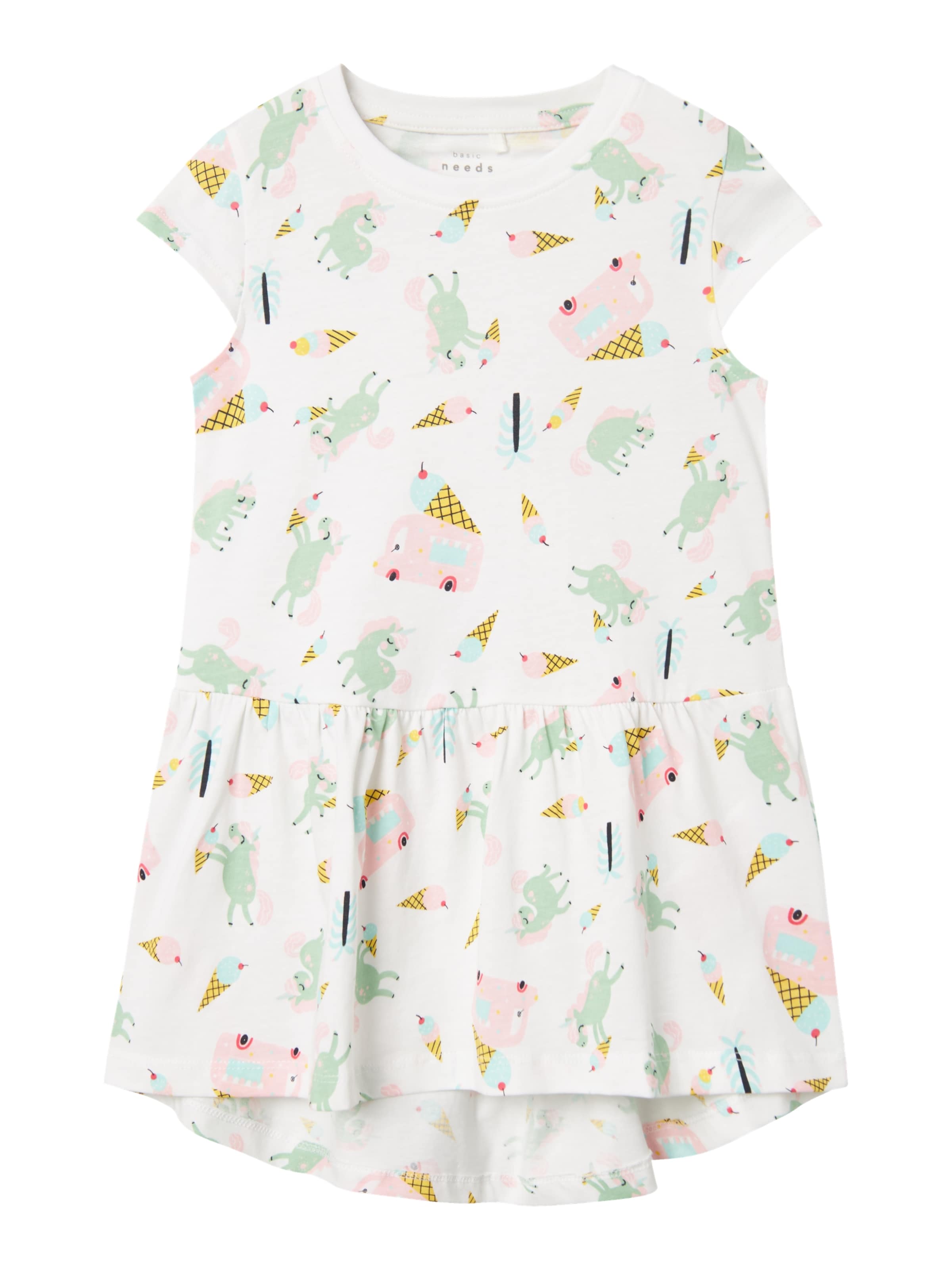 NAME IT Jurk 'Vigga' in Wit: voorkant