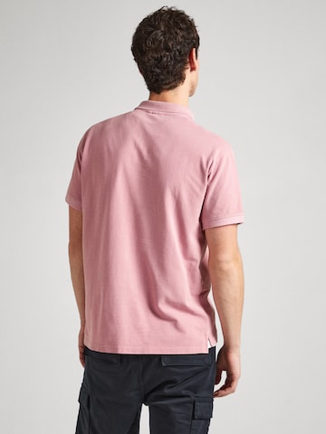 Pepe Jeans Poloshirt 'NEW OLIVER' in Pink