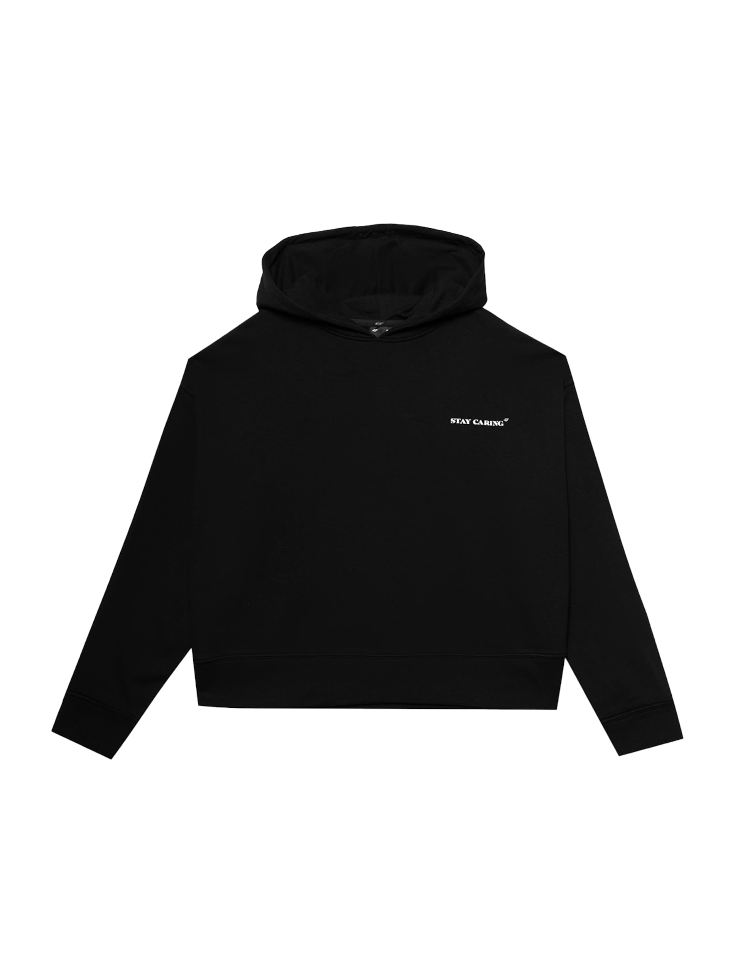 4F Sportsweatshirt in Schwarz: Vorderseite