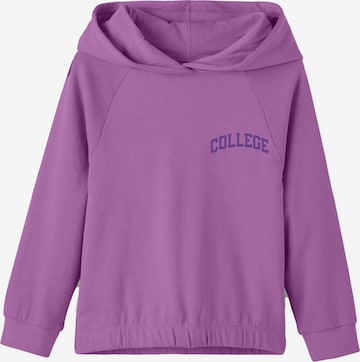 Sweat-shirt 'Runa' NAME IT en violet : devant