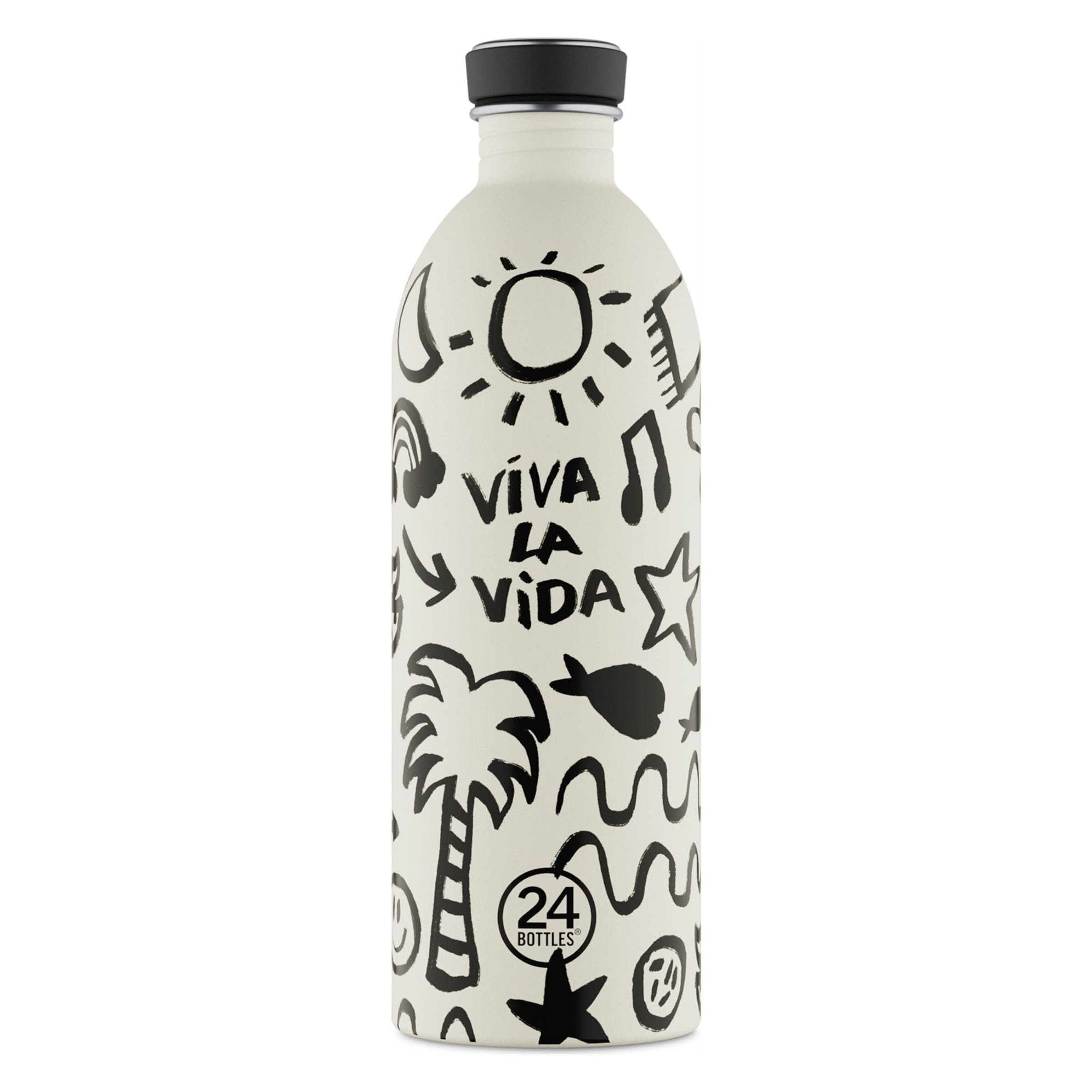 24Bottles Trinkflasche 'Urban' in Weiß: Vorderseite