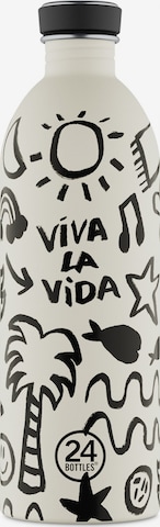24Bottles Trinkflasche 'Urban' in Weiß: Vorderseite