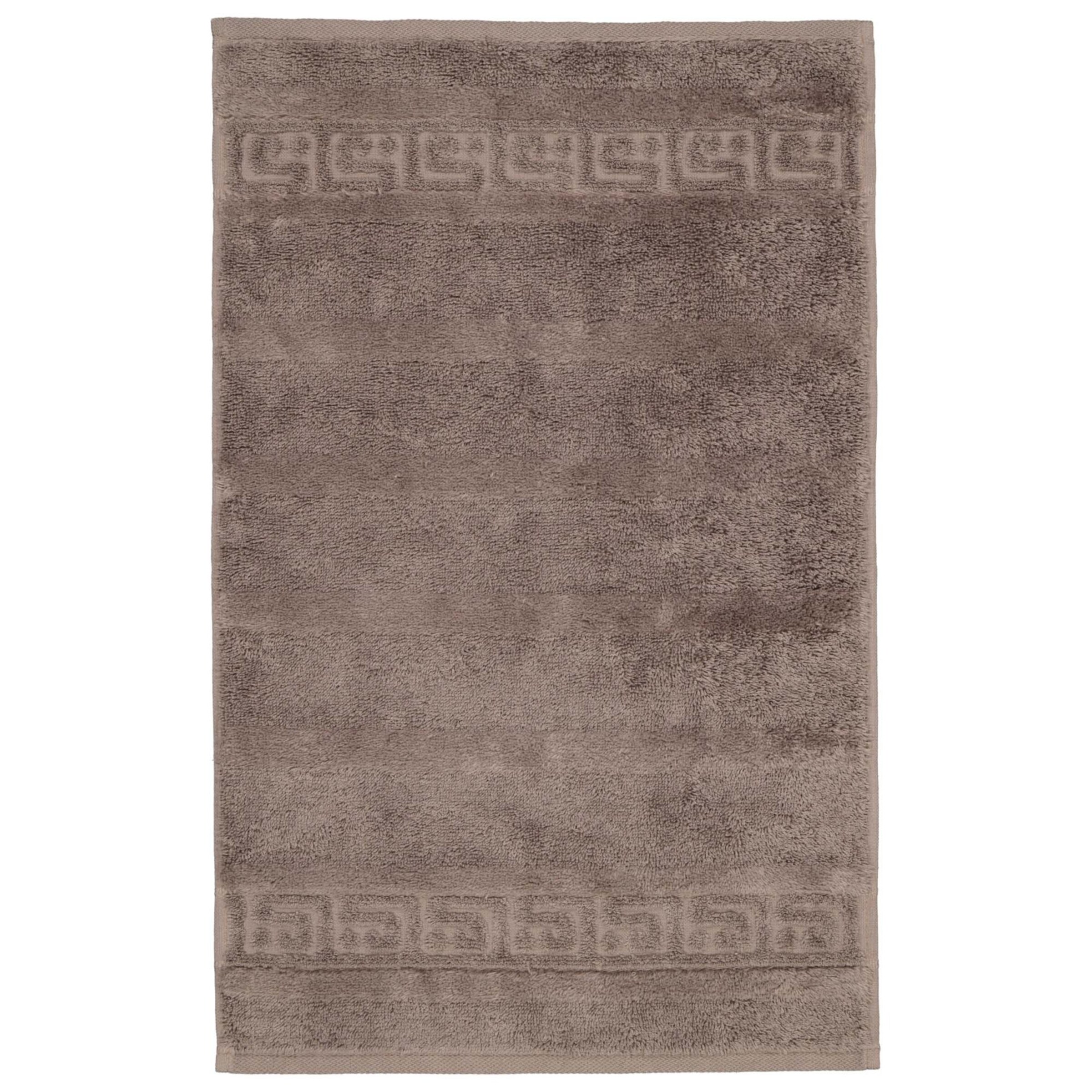 Asciugamano di Cawö in marrone: frontale