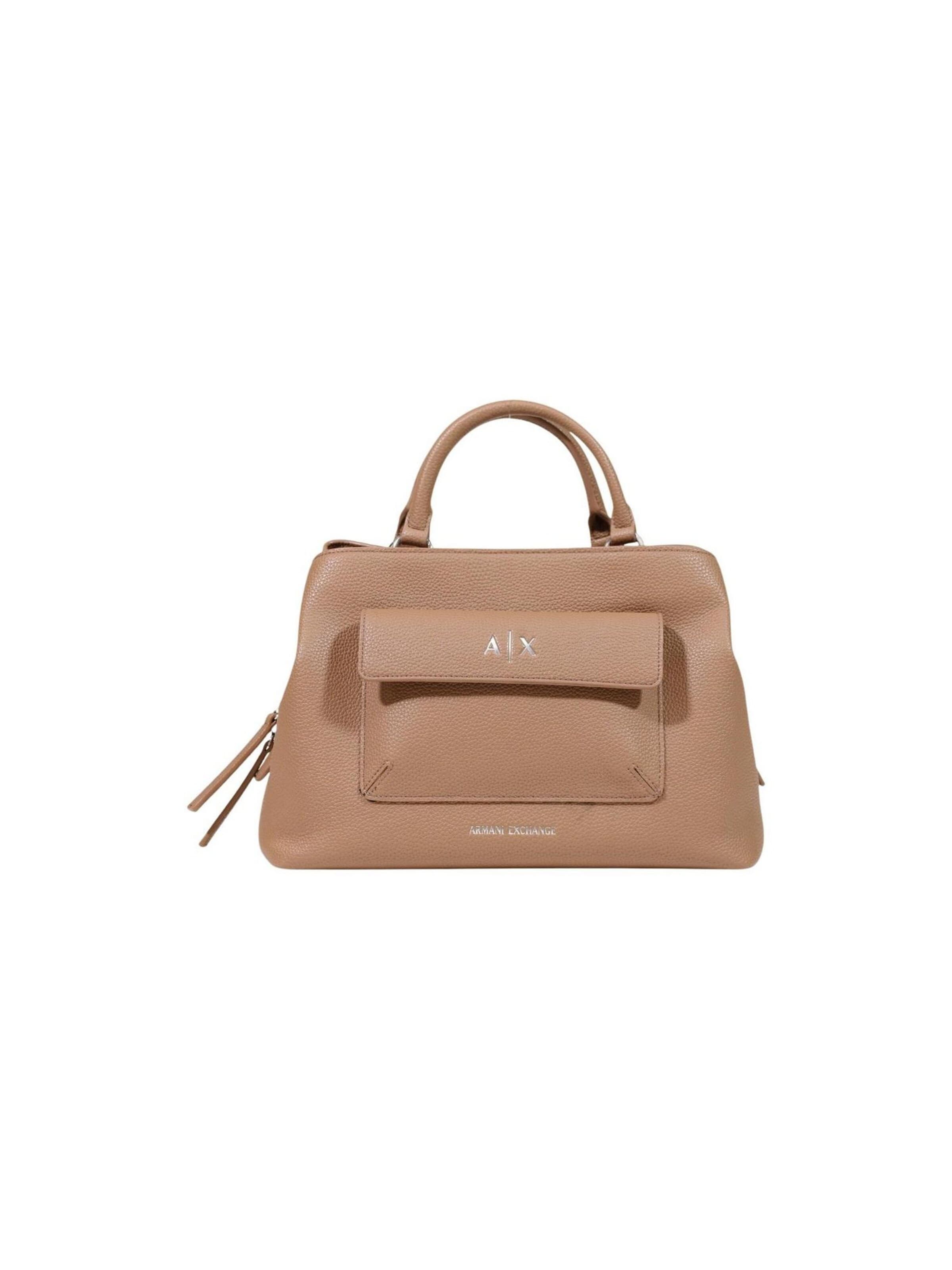 ARMANI EXCHANGE - Bolso de hombro 'XW001545 AF17019' en beige: frente