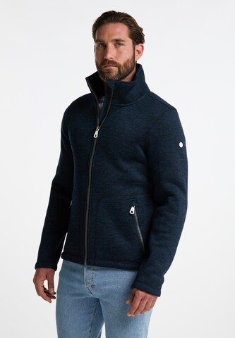DreiMaster Maritim Fleece Jacket in Blue: front