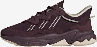 ADIDAS ORIGINALS Baskets basses 'Ozweego' en aubergine / blanc, Vue avec produit