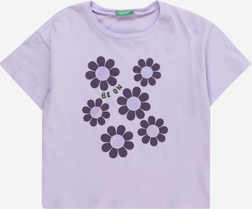 UNITED COLORS OF BENETTON Shirt in Purple: front