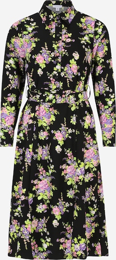 Palaidinės tipo suknelė iš Warehouse Petite, spalva – šviesiai žalia / tamsiai violetinė / šviesiai rožinė / juoda, Prekių apžvalga