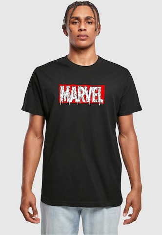 Merchcode Shirt 'Marvel Drip' in Zwart: voorkant