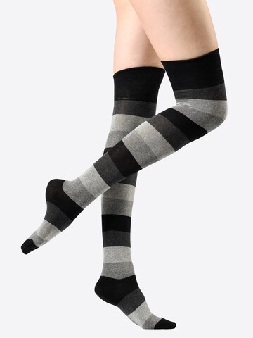 Yenita - Calcetines sobre la rodilla en gris