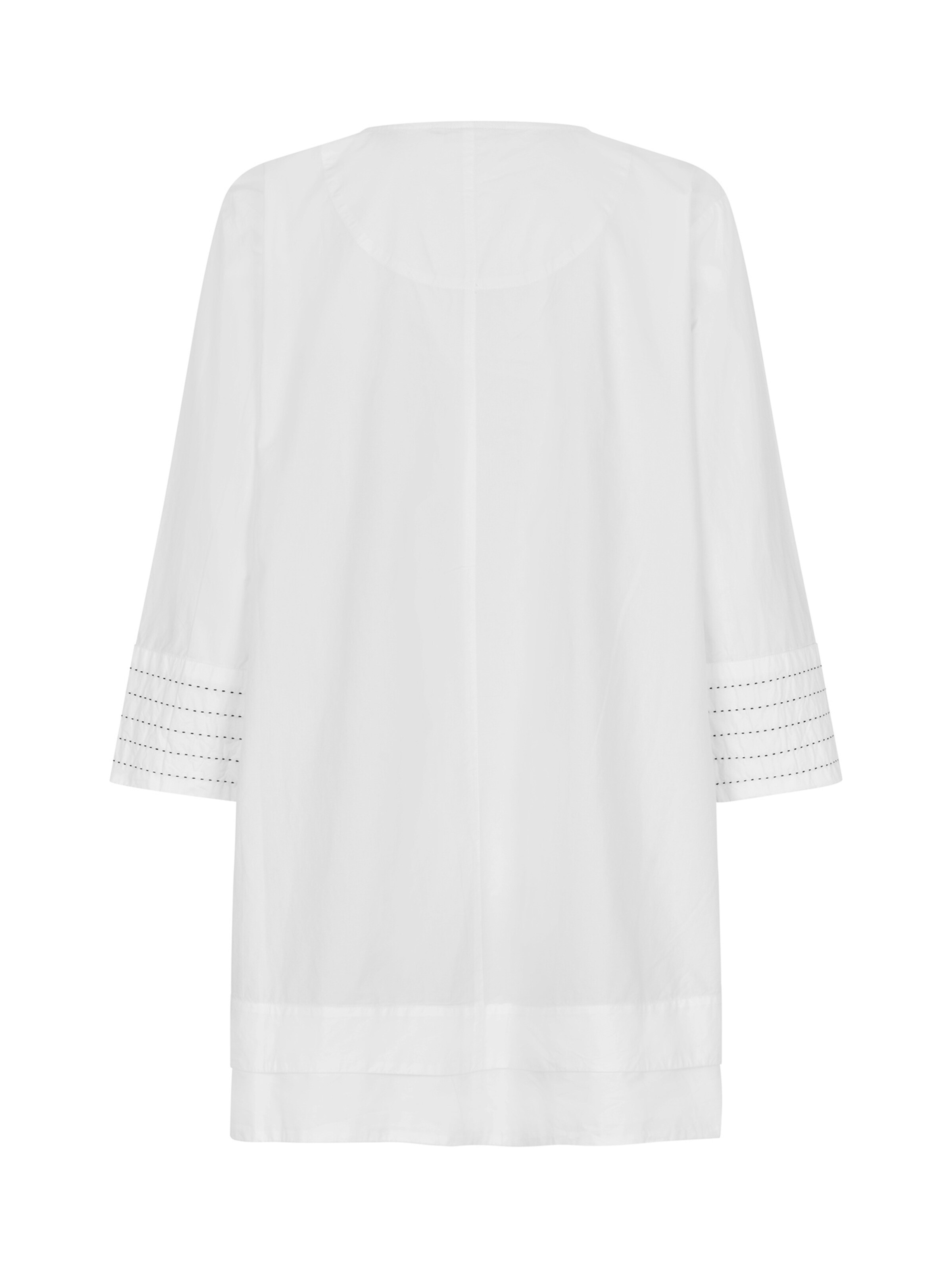 Tunique 'Gisalle' Masai en blanc