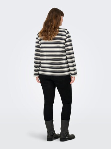 ONLY Carmakoma - Camiseta 'GLOBE' en blanco