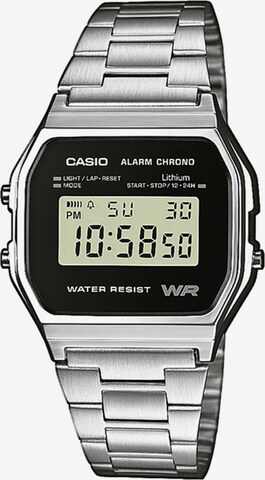 Montre digitale CASIO en argent : devant