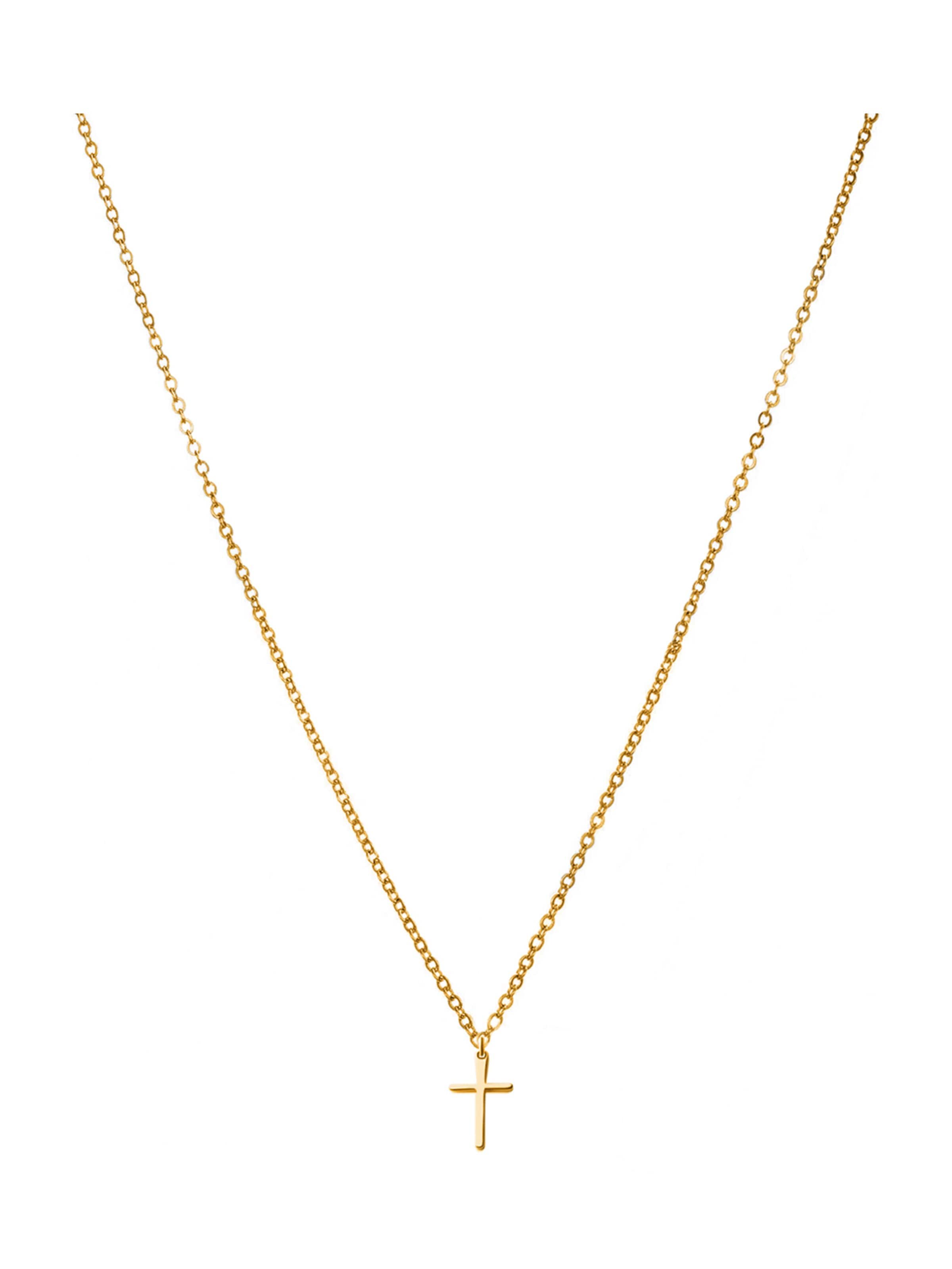 day berlin Ketting 'Cross fine' in Goud