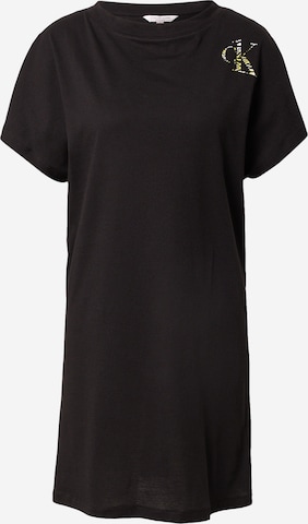 Calvin Klein Swimwear Koszula nocna w kolorze czarny: przód