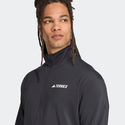 ADIDAS TERREX Athletic Sweater in Black / White, Item view