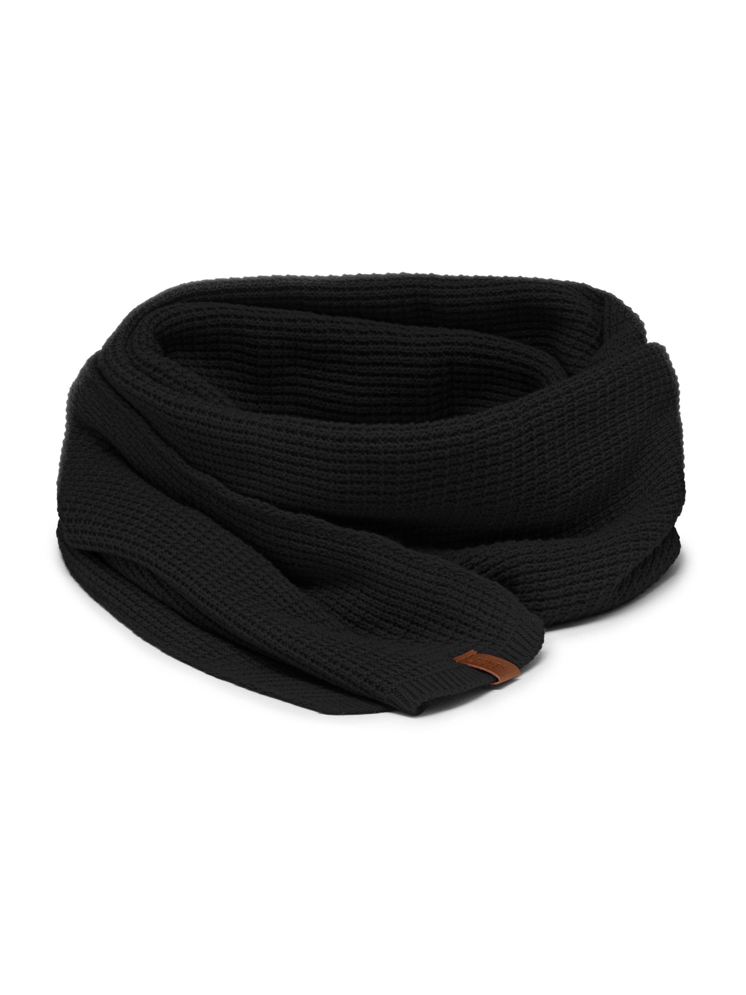 Vivisence Schal '7041S' in Schwarz: Vorderseite