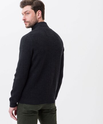 BRAX Knit Cardigan 'John' in Black