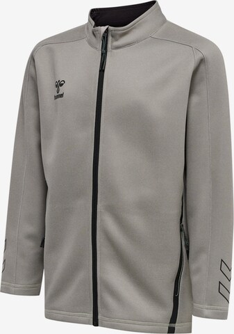 Hummel Athletic Zip-Up Hoodie in Grey