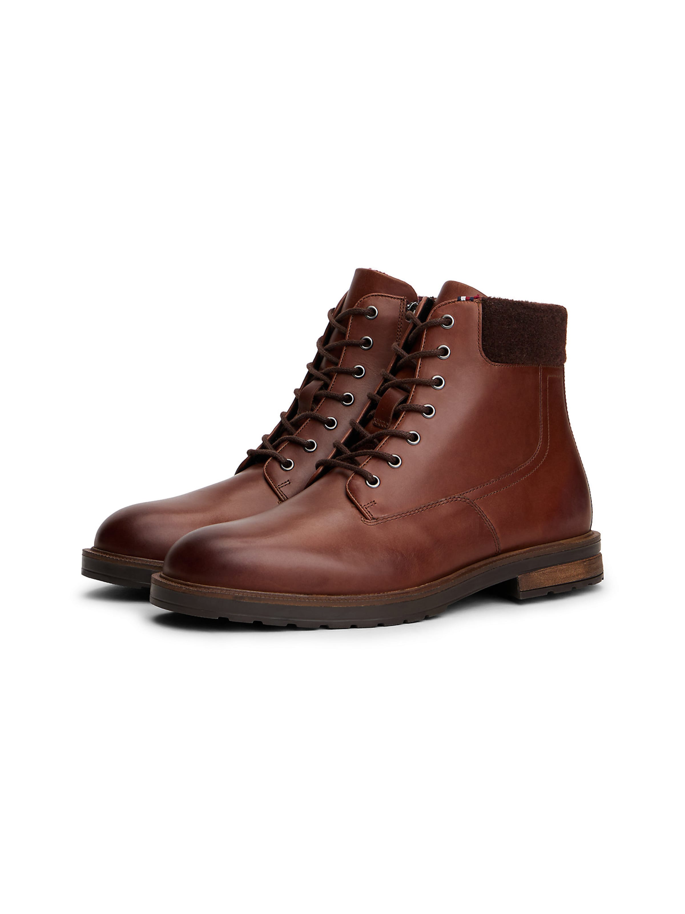 TOMMY HILFIGER Veterboots in Bruin
