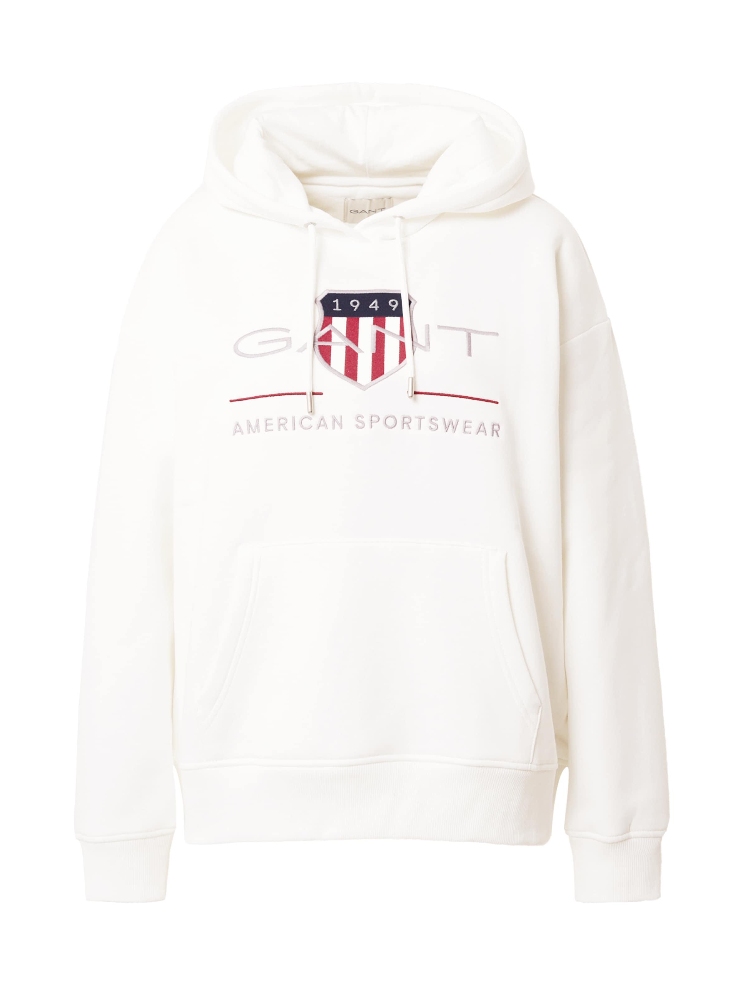 GANT - Sudadera en blanco: frente