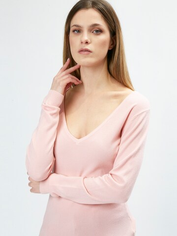 Influencer Pullover in Pink