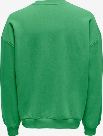 Only & Sons Sweatshirt 'CERES' in Green