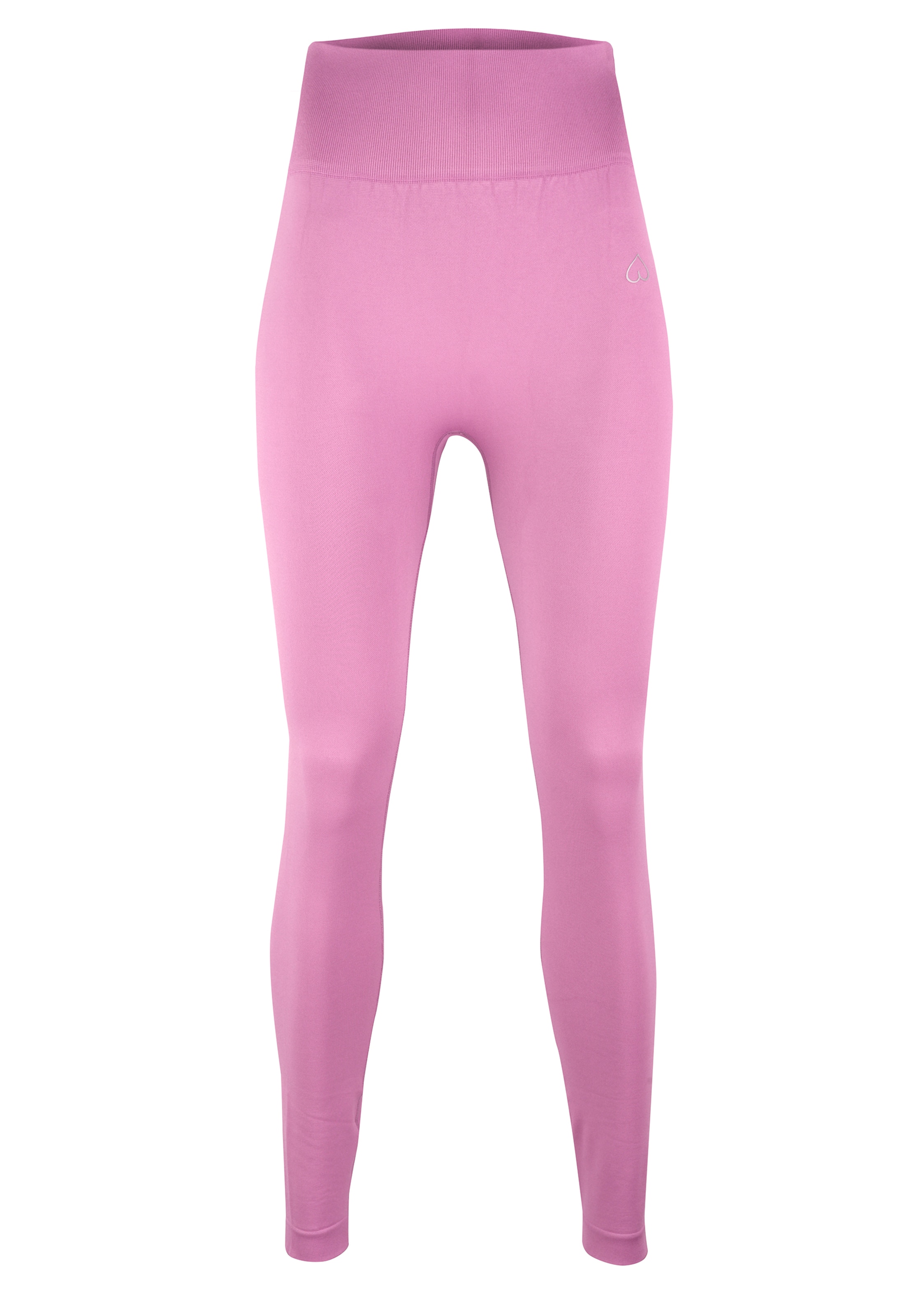 BeShaped Skinny Sports trousers 'Opschieten' in Pink: front