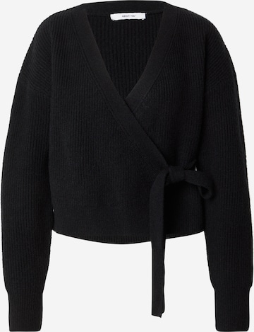 Geacă tricotată 'Cassandra' de la ABOUT YOU pe negru: față
